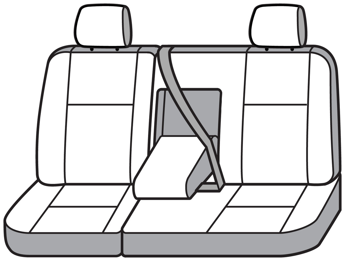 Covercraft 07-10 Chevrolet Tahoe Carhartt SeatSaver Custom Second Row Seat Covers - Gravel - SSC8368CAGY