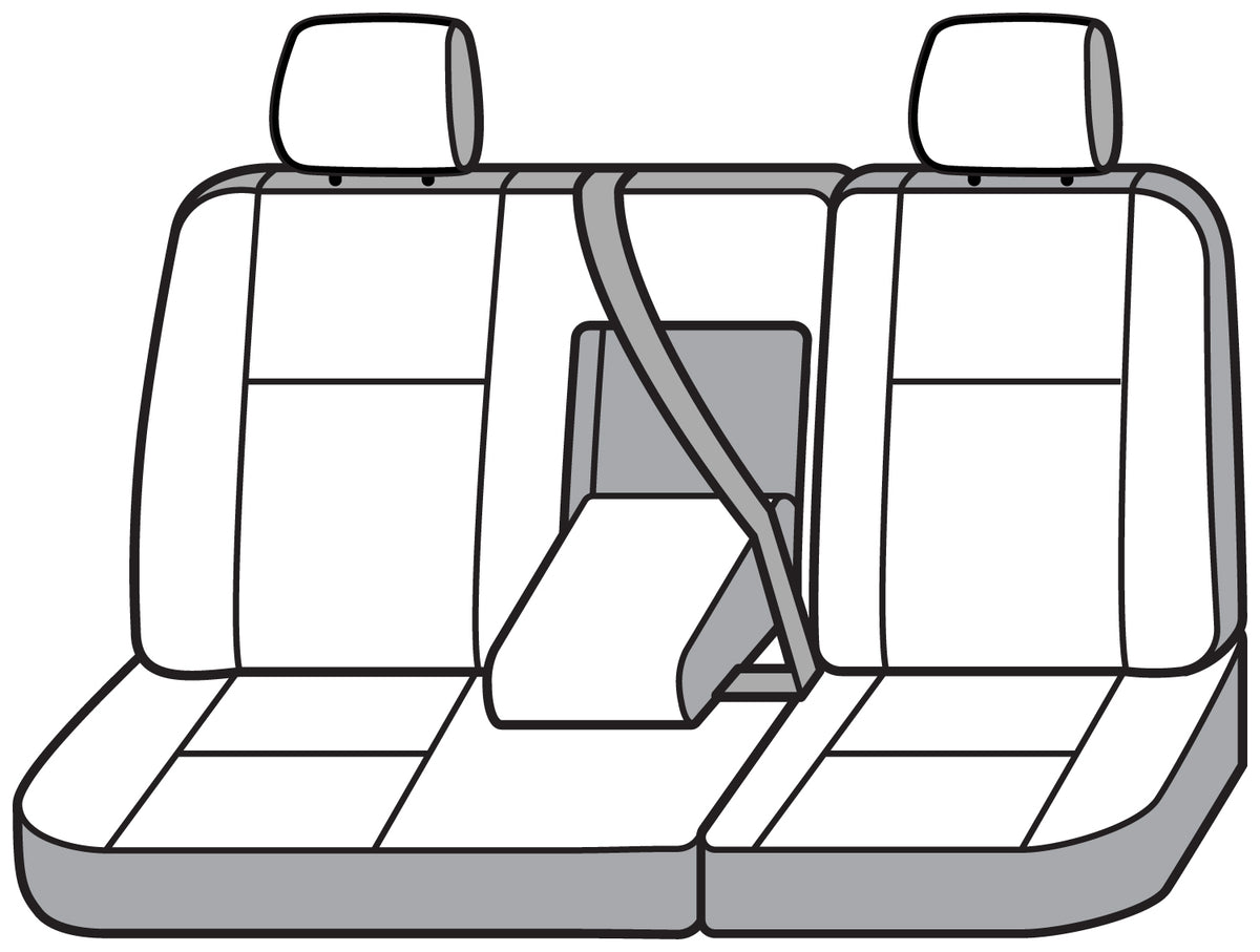 Covercraft 22-23 Nissan Frontier-2nd Carhartt Super Dux SeatSaverSecond Row Seat Covers - Blk - SSC7575COBK