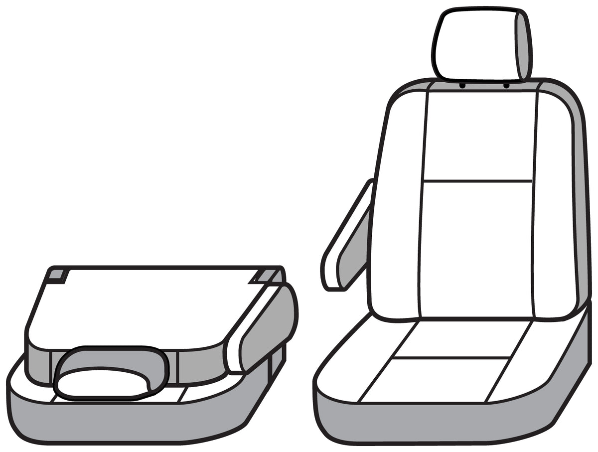 Covercraft 12-20 Nissan NV1500-NV3500 Carhartt Camo SeatSaverFront Row Seat Covers - Mossy Oak - SSC3464CAMB