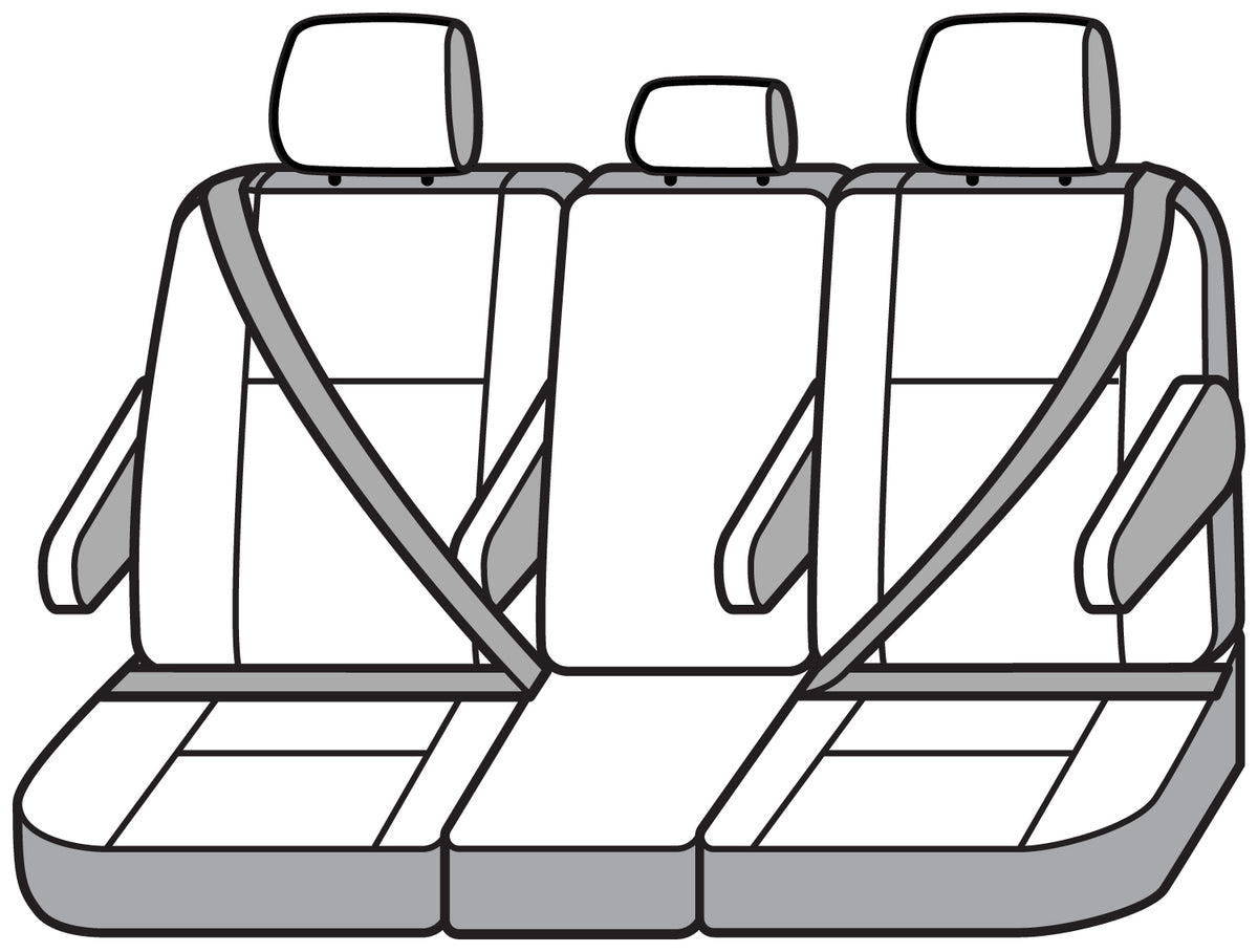 Covercraft 18-21 Honda Odyssey Carhartt Super Dux SeatSaver Custom Second Row Seat Covers - Black - SSC8496COBK