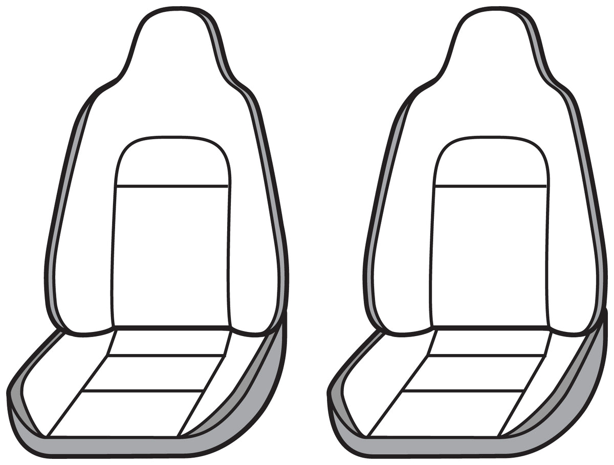 Covercraft 05-06 Jeep Liberty Carhartt SeatSaver Custom Front Row Seat Covers - Gravel - SSC1345CAGY