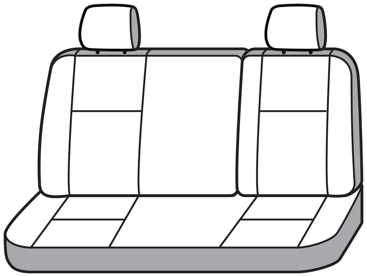 Covercraft 01-04 Toyota Tacoma Carhartt Super Dux SeatSaver Custom Second Row Seat Covers - Black - SSC8332COBK