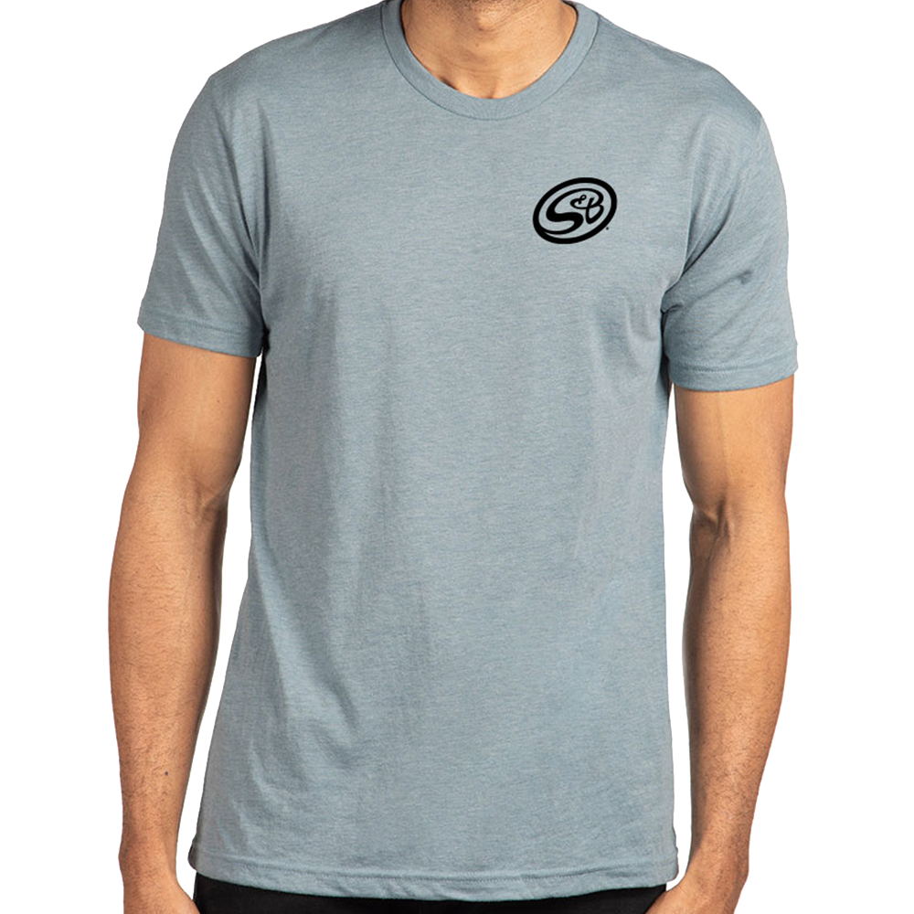 S&amp;B Eagle Shirt - Stonewash Denim - AM0659-00-S
