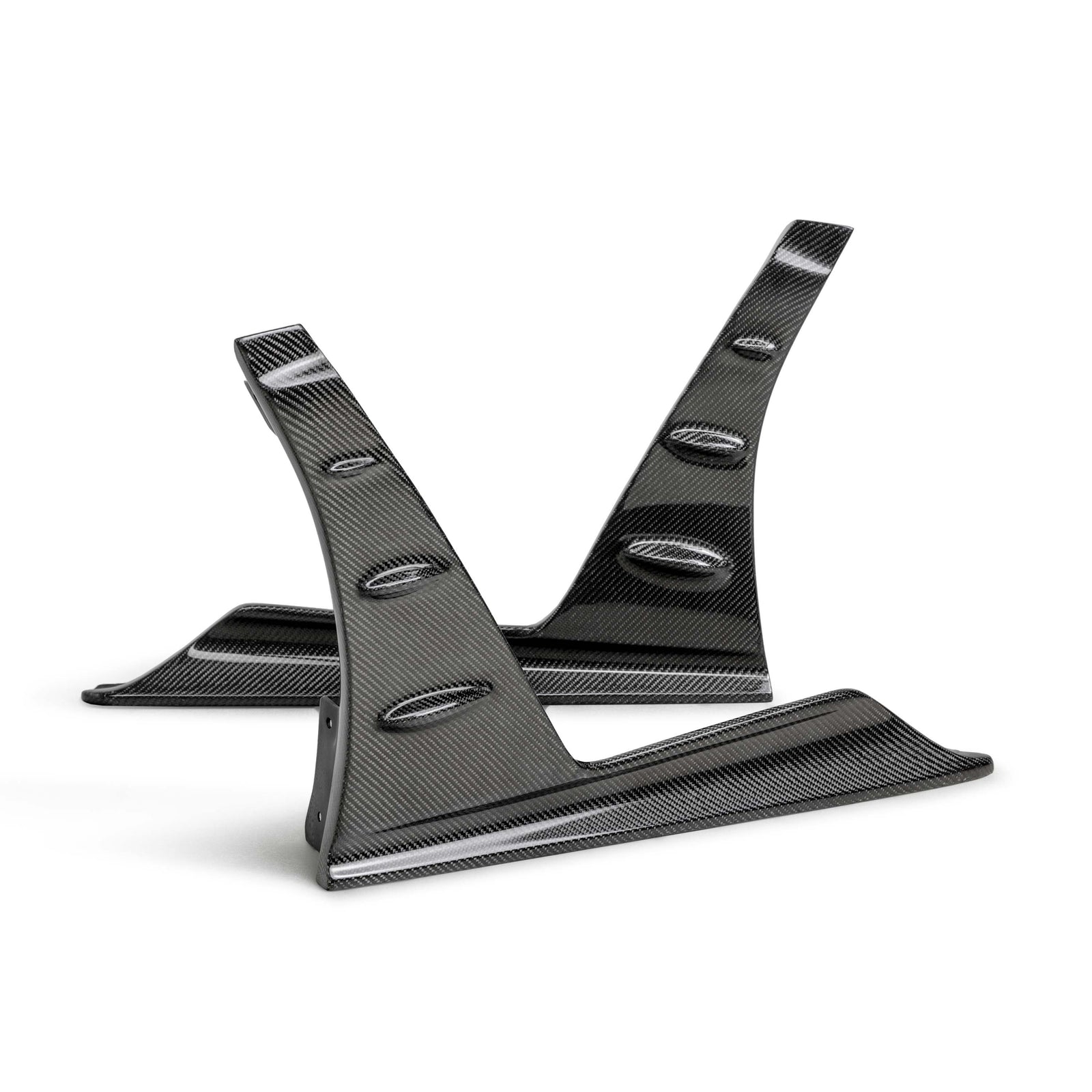 Seibon 23-25 Honda Civic Type-R MB-Style Carbon Fiber Front Side Skirt Extensions - SX23HDCVR-MB-F