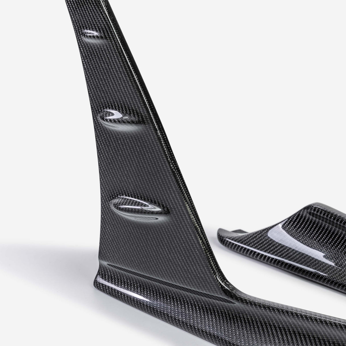 Seibon 23-25 Toyota GR Corolla Side Skirt Extensions - Front - SX23TYGRCOR-MB-F
