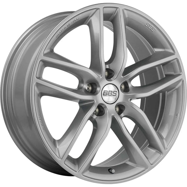 BBS SX 17x7.5 5x120 ET37 Sport Silver Wheel -72.5mm - SX0402SK by BBS