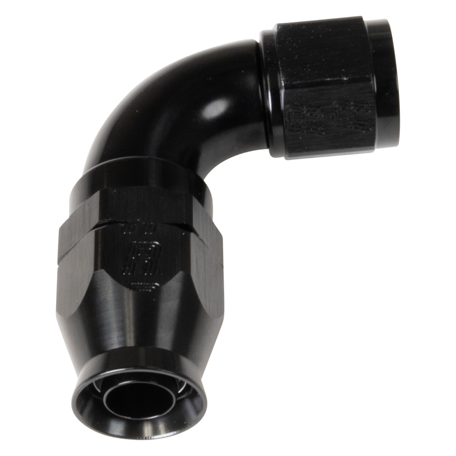 Russell Black 90 -10 Pro Ptfe Hose End - 550613 - front view