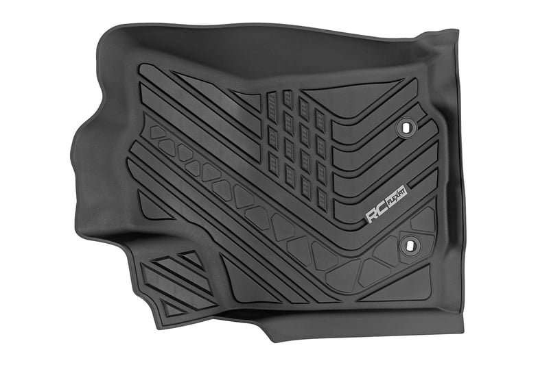 Rough Country - Flex-Fit Floor Mats - First & Second Row - Toyota Tacoma 2WD/4WD (2016-2023) - FF-71216