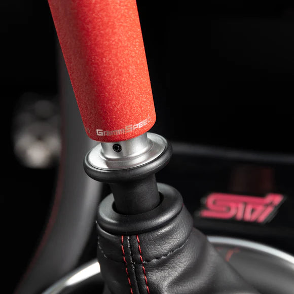 GrimmSpeed Tallboy Shift Knob Aluminum Red - M12x1.25 - 380008