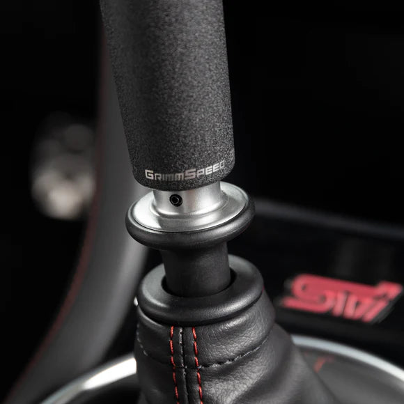 GrimmSpeed Tallboy Shift Knob Aluminum Black - M12x1.25 - 380007