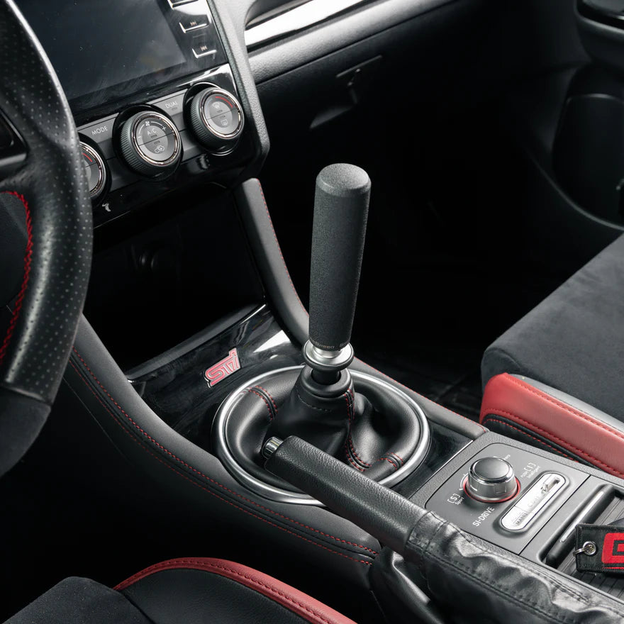 GrimmSpeed Tallboy Shift Knob Aluminum Black - M12x1.25 - 380007