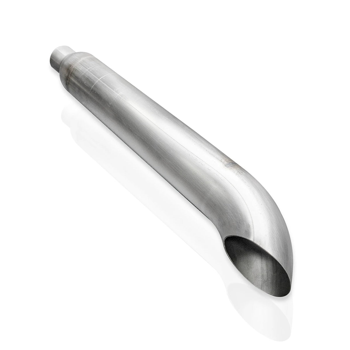 Stainless Works - Turn Down Style Muffler Stainless Steel - TDM35