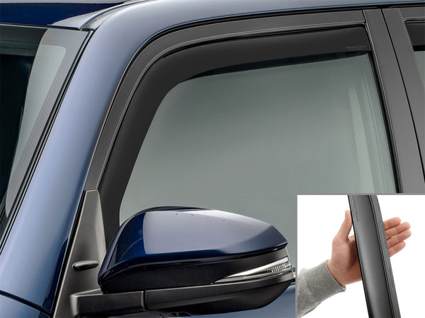 Weathertech - Side Window Deflector - Front Matte Black Tint 10-24 Toyota 4Runner - 80531IMB