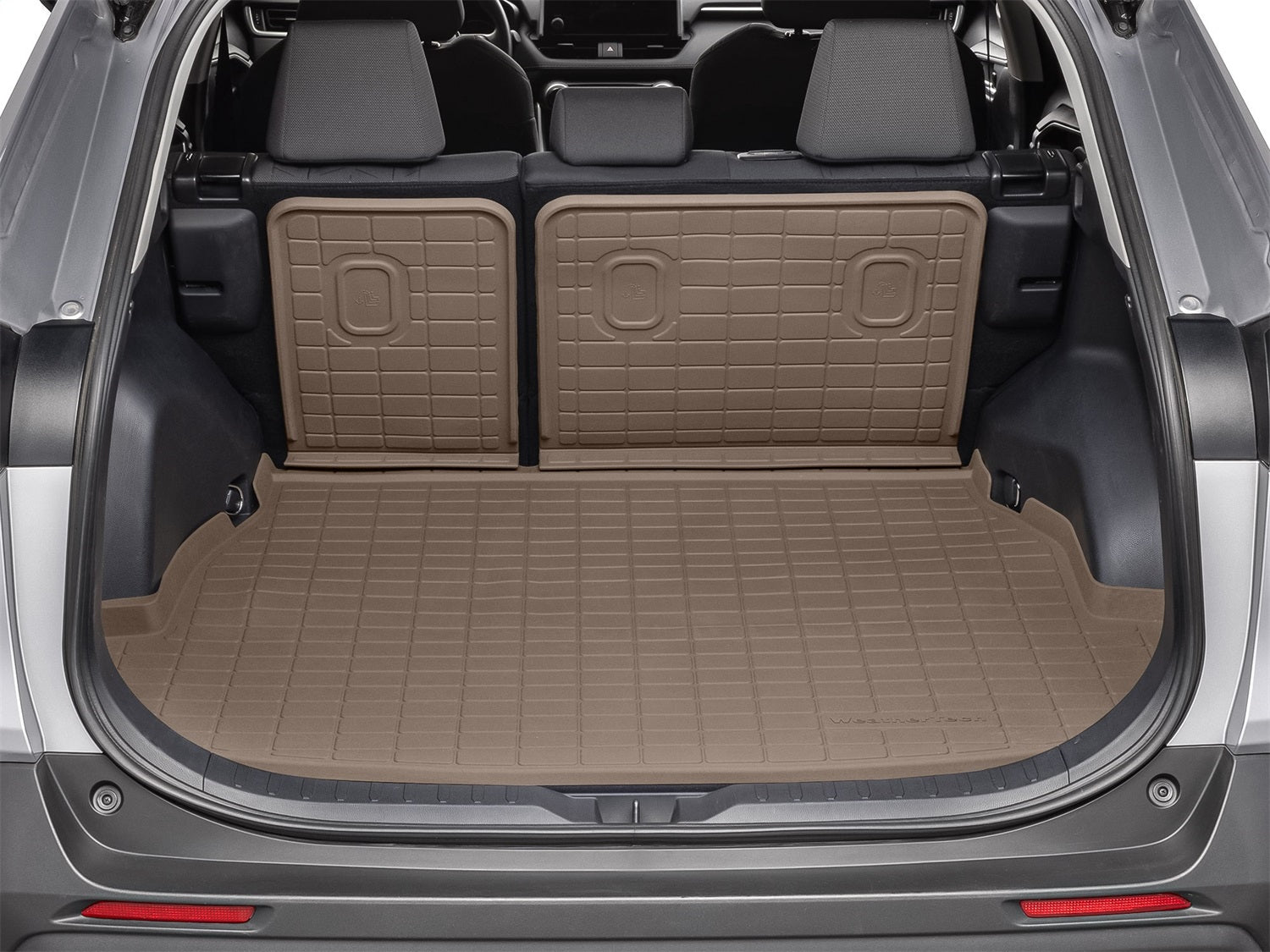 Weathertech - SeatBack Cargo Liner HP w/Bumper Protector - Tan Behind 2nd Row Seating 19-25 Toyota RAV4 - 411507IMSK