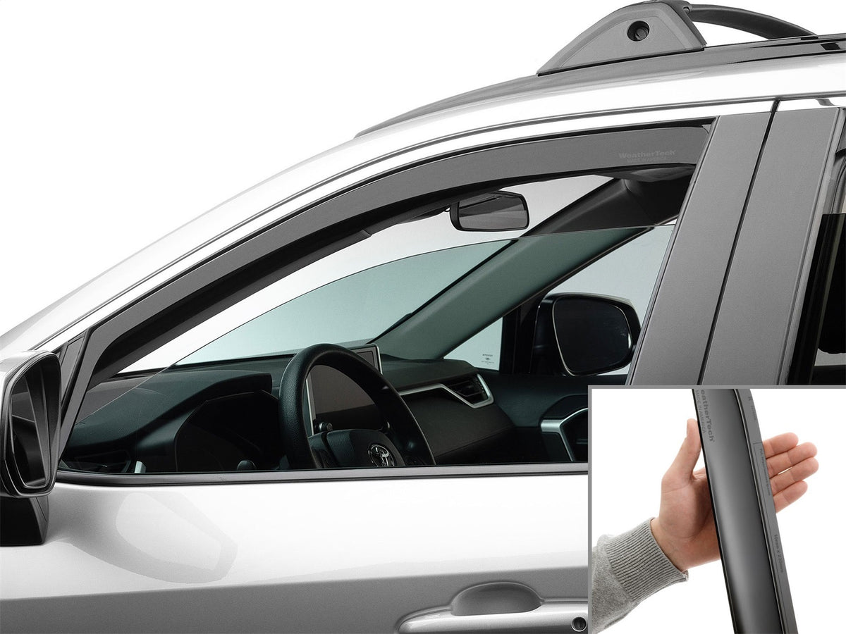 Weathertech - Side Window Deflector - Front Matte Black Tint 19-25 Toyota RAV4 - 80924IMB