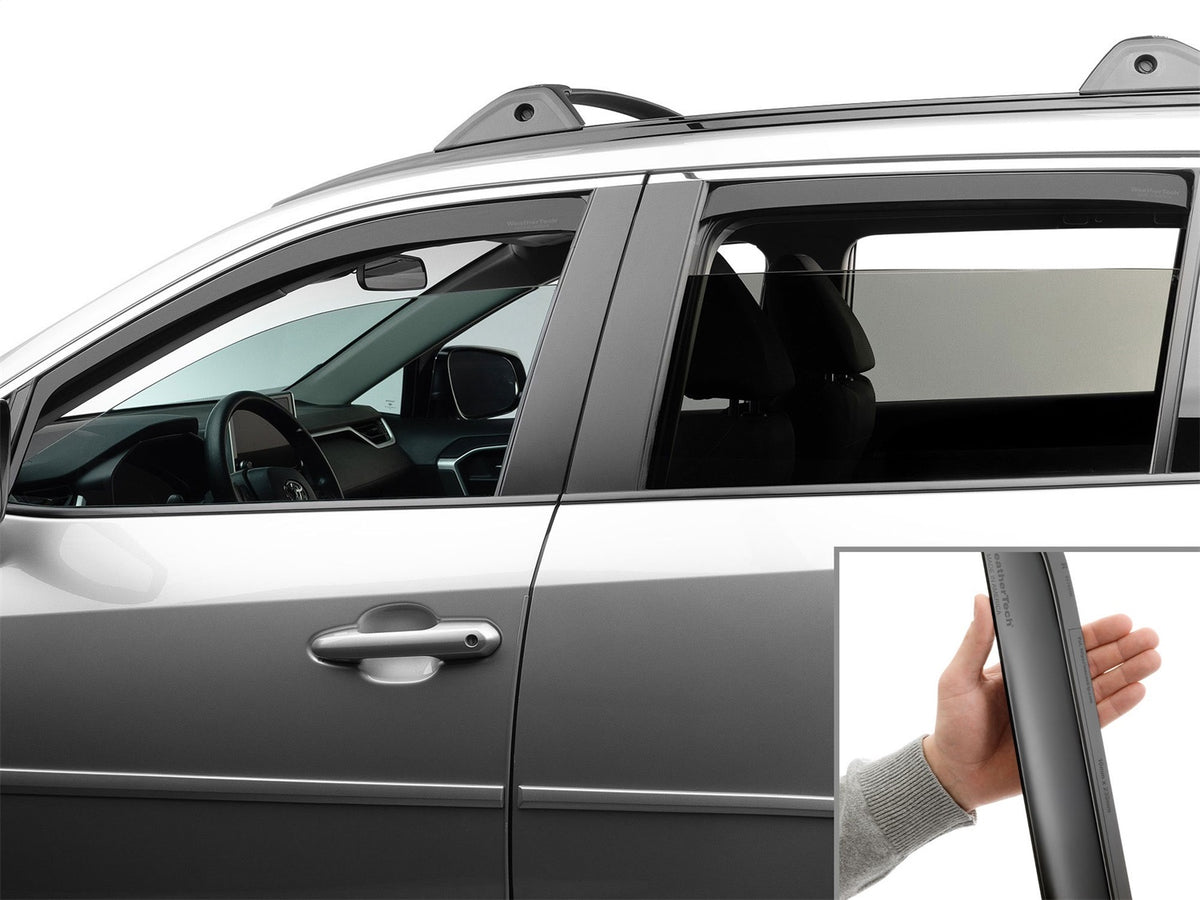 Weathertech - Side Window Deflector Set - Front And Rear Matte Black Tint 19-25 RAV4 - 82924IMB