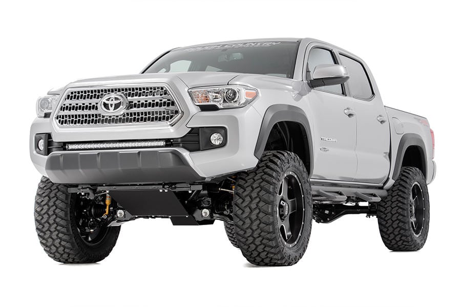 Rough Country - 4 Inch Lift Kit - M1 Struts/M1 - Toyota Tacoma 2WD/4WD (2016-2023) - 75740 for 2016-2023 Toyota Tacoma - angl