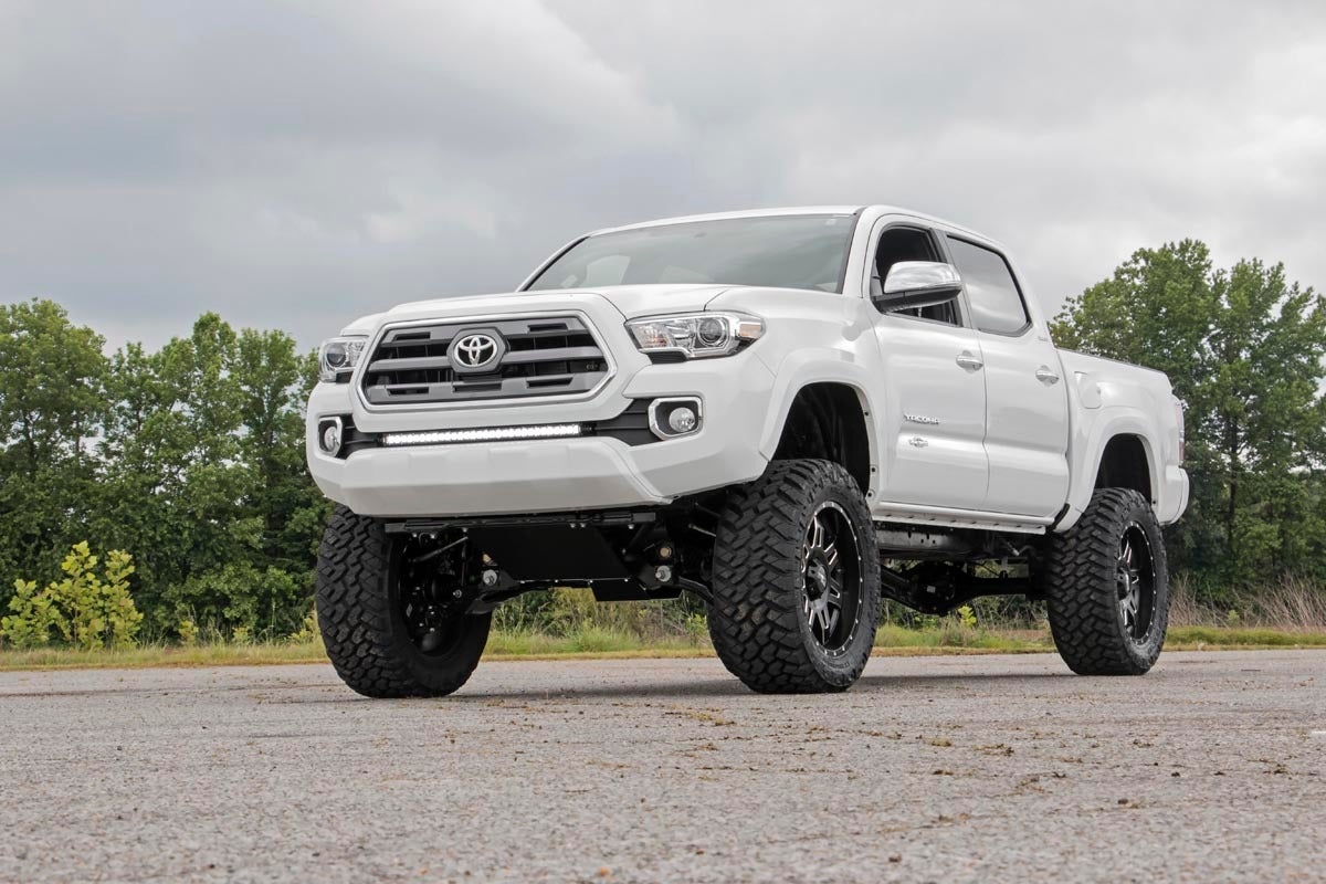 Rough Country - 6 Inch Lift Kit - Toyota Tacoma 2WD/4WD (2005-2015) - 747.20 for 2005-2015 Toyota Tacoma - angle view