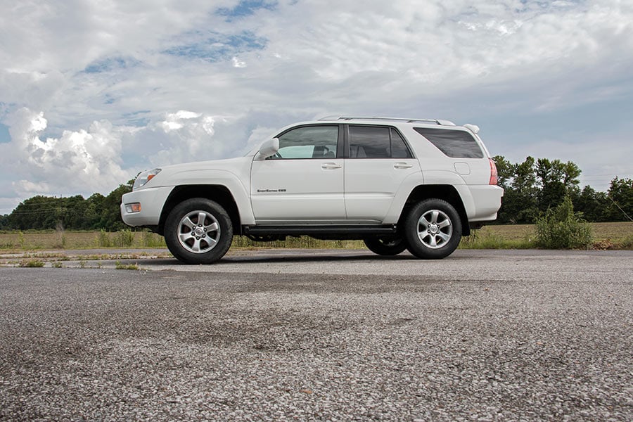 Rough Country - 2 Inch Lift Kit - Red Spacers - Toyota 4Runner 4WD (2003-2009) - 763RED by Rough Country - detail view