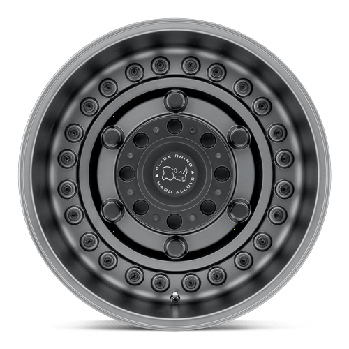 Black Rhino Hard Alloys Armory 20X12 8X165.1 -44MM Gun Black