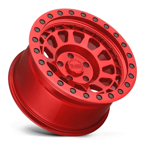 Black Rhino Hard Alloys Primm 17X9 5X114.3 -18MM Candy Red W/ Black Bolts