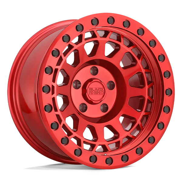 Black Rhino Primm 17X9 6X139.7 -12MM Candy Red W/ Black Bolts