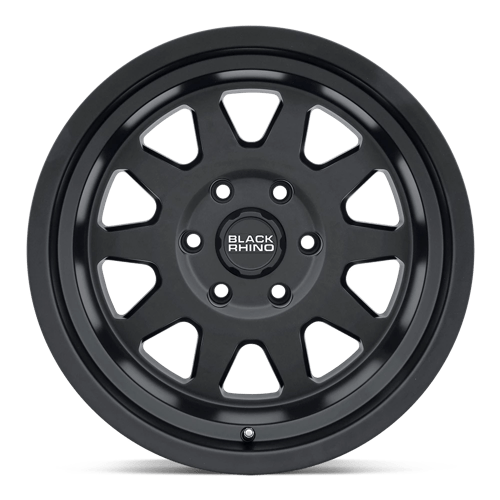 Black Rhino Hard Alloys Stadium 17X9 5X139.7 +0MM Matte Black
