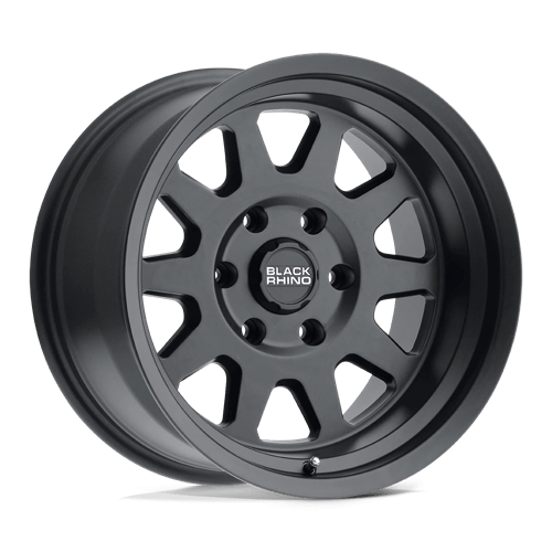 Black Rhino Hard Alloys Stadium 17X9.5 6X139.7 -18MM Matte Black