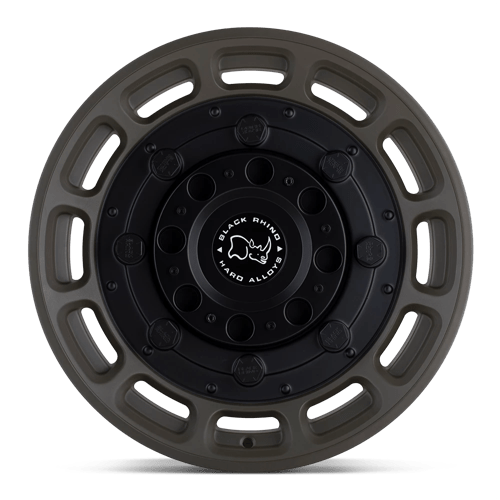 Black Rhino Hard Alloys Warthog 17X8.5 5X127 -18MM Matte Od Green W/ Black Center