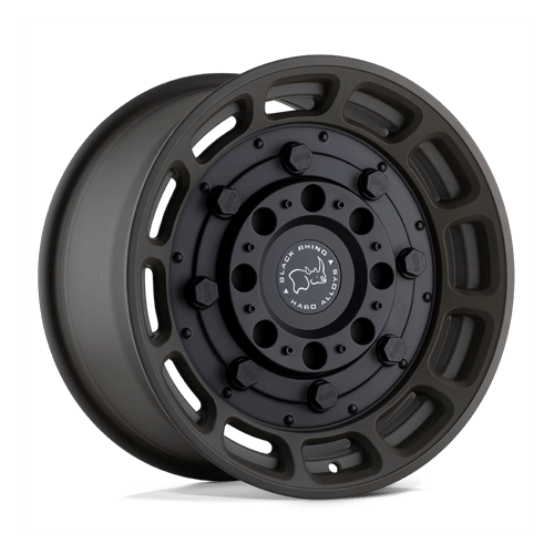 Black Rhino Hard Alloys Warthog 17X8.5 5X127 -18MM Matte Od Green W/ Black Center