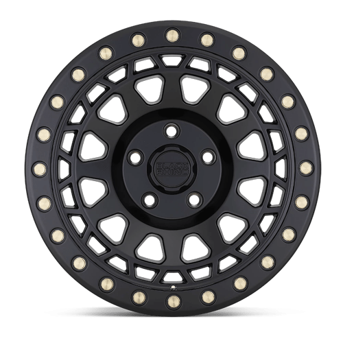 Black Rhino Hard Alloys Primm 18X9.5 6X139.7 +12MM Matte Black W/ Brass Bolts