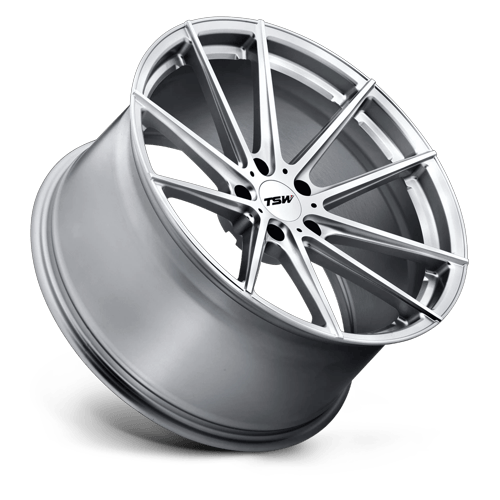 TSW Bathurst 19X9 5X120 +15MM Silver W/ Mirror Cut Face