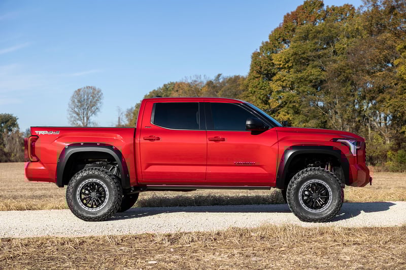 Rough Country - Pocket Fender Flares - 3U5 Supersonic Red - Toyota Tundra 2WD/4WD (2022-2025) - F-T11413-3U5