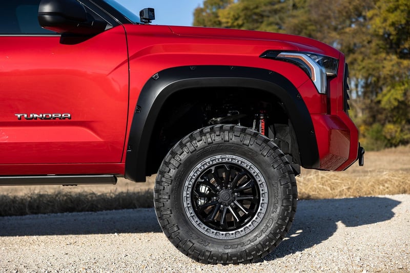 Rough Country - Pocket Fender Flares - 3U5 Supersonic Red - Toyota Tundra 2WD/4WD (2022-2025) - F-T11413-3U5