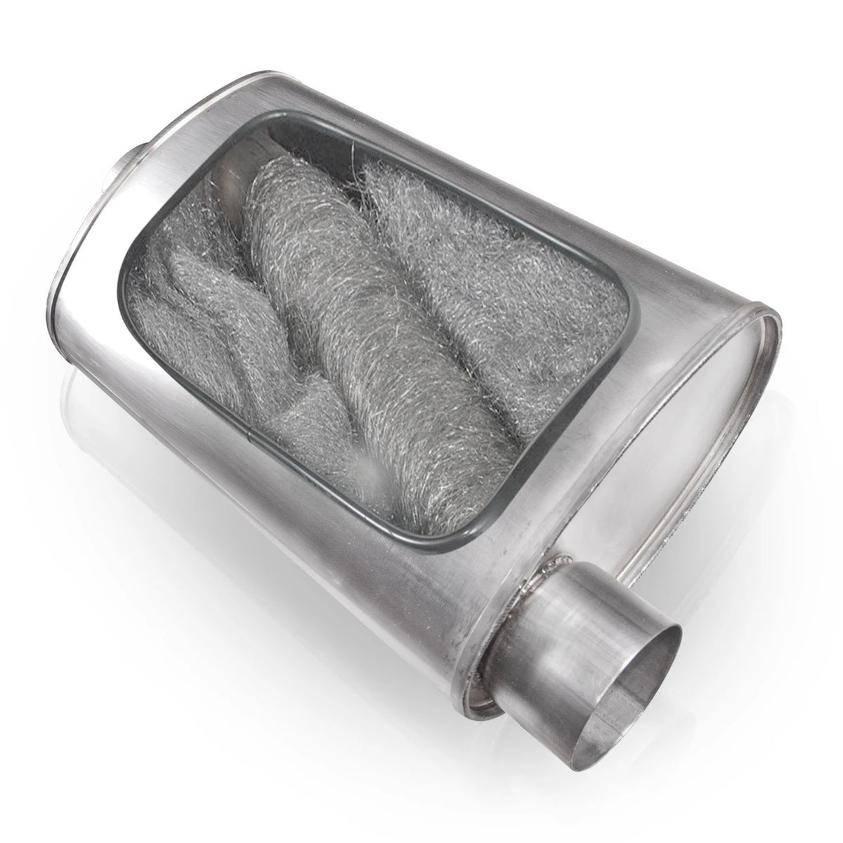 Stainless Works - Turbo S-Tube Muffler Stainless Steel - TM5S25C25C