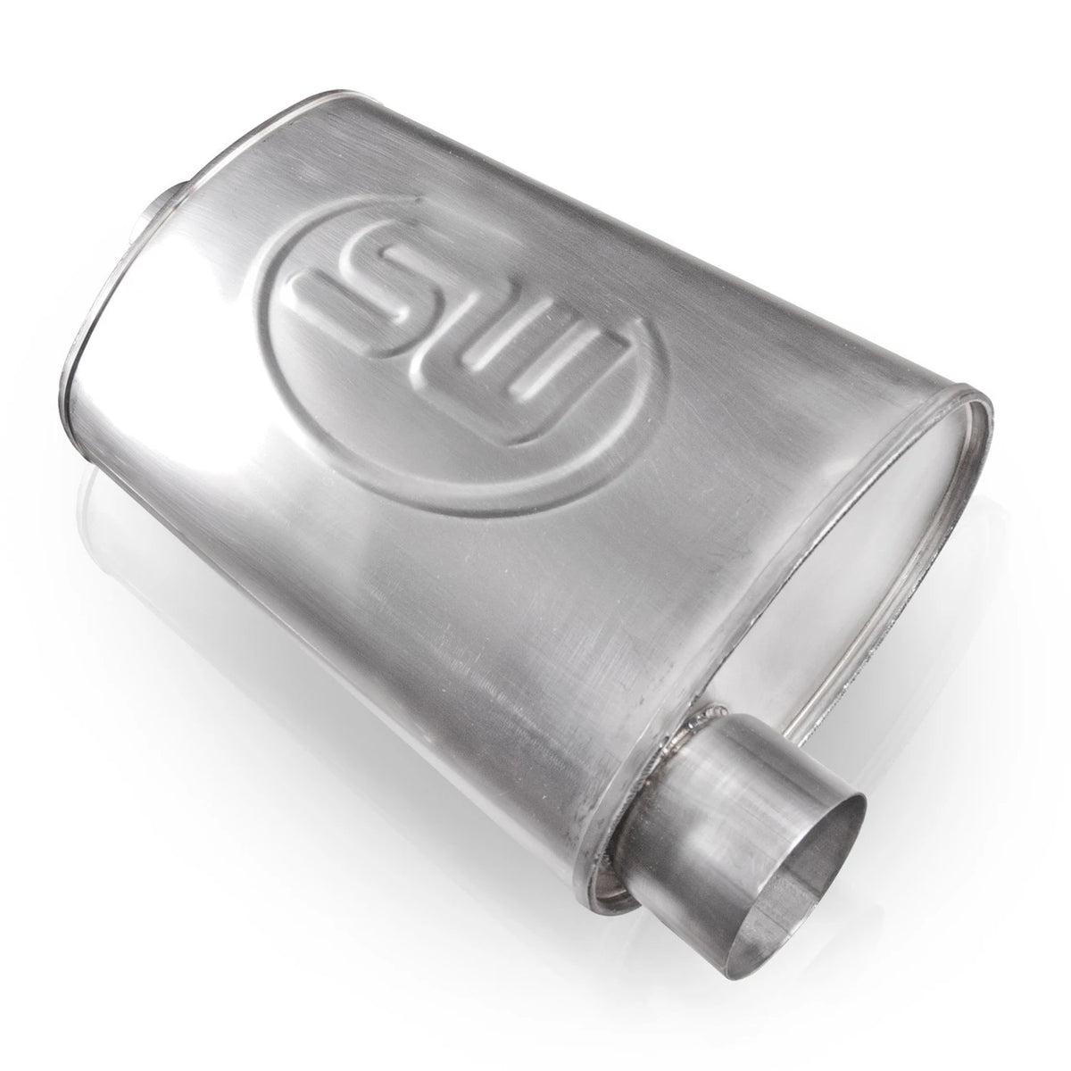 Stainless Works - Turbo S-Tube Muffler Stainless Steel - TM4S2O2OSS