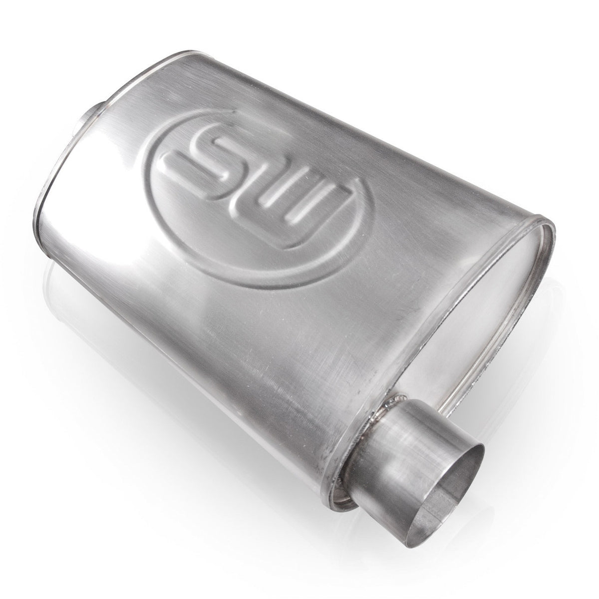 Stainless Works - Turbo Chambered Muffler Stainless Steel - TM5C3O3C