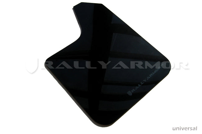 Rally Armor Universal Fit (No Hardware) Blue UR Mud Flap White Logo - MF12-UR-BL/WH