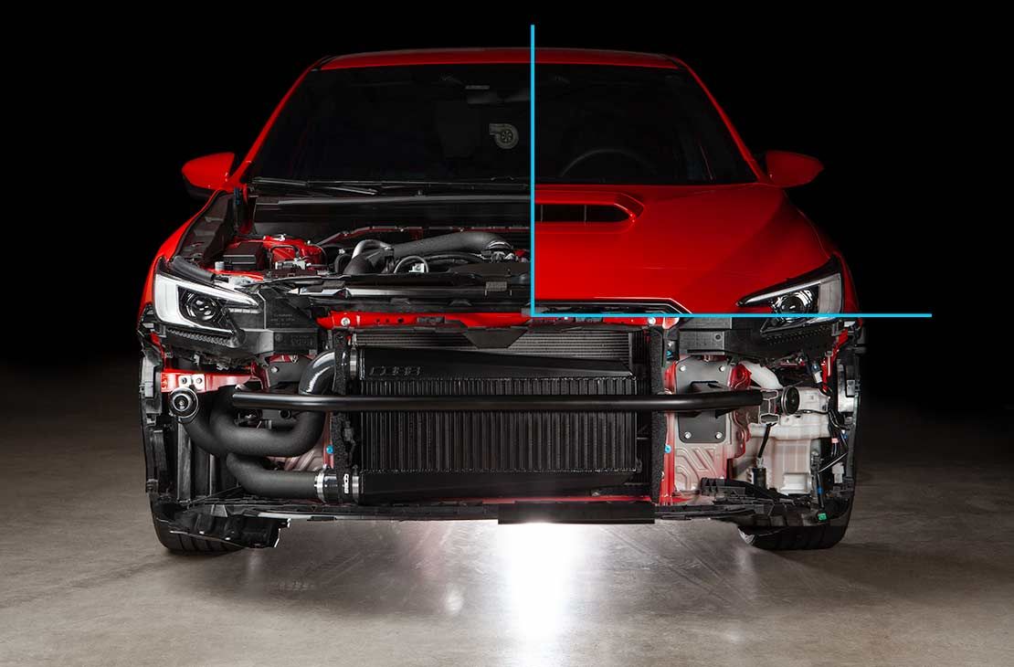 Cobb 2022+ Subaru WRX Front Mount Intercooler Kit - Black - 746550-BK