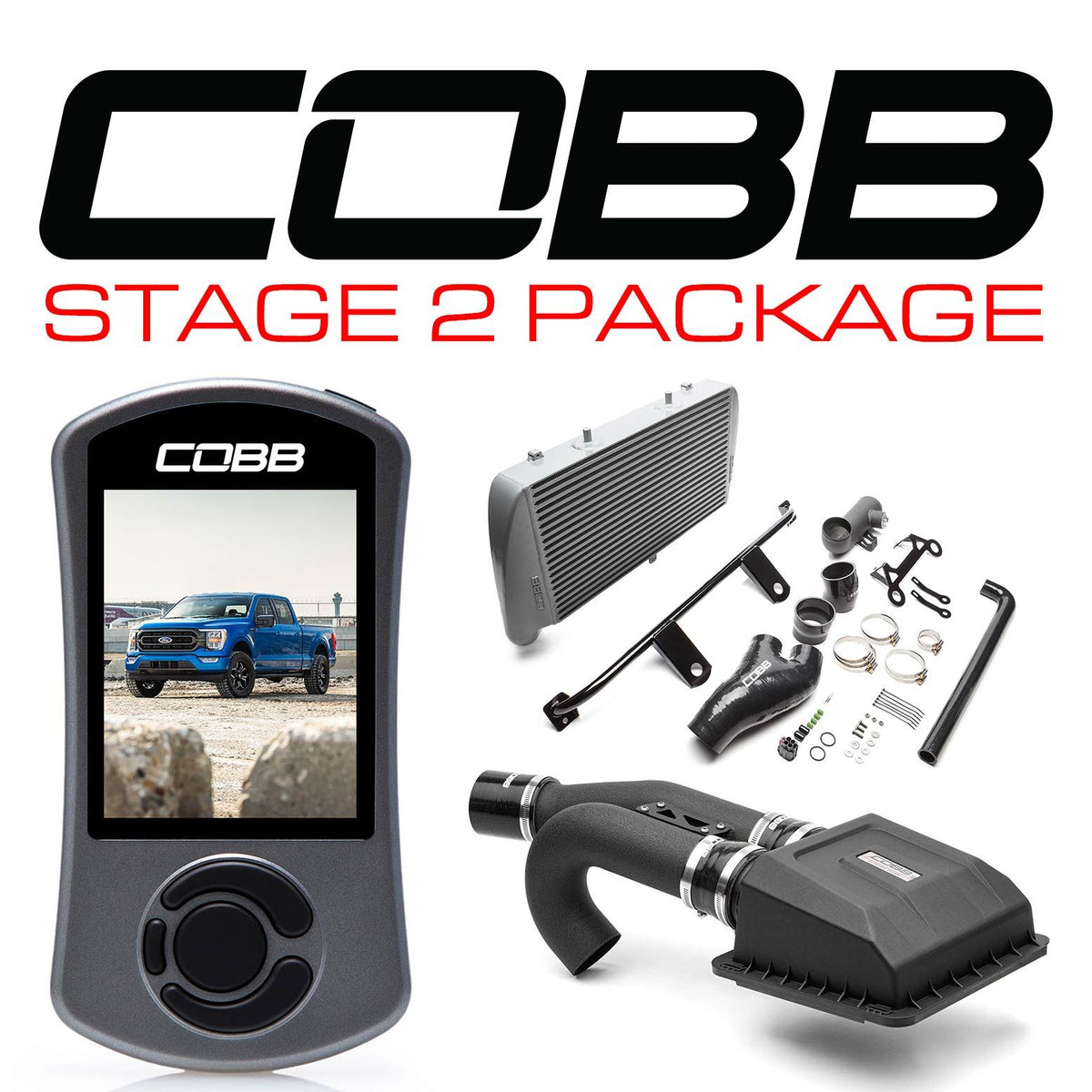 COBB - Stage 2 Power Package Silver Ford F-150 3.5L / Tremor 2021-2022 - FOR0110020SL