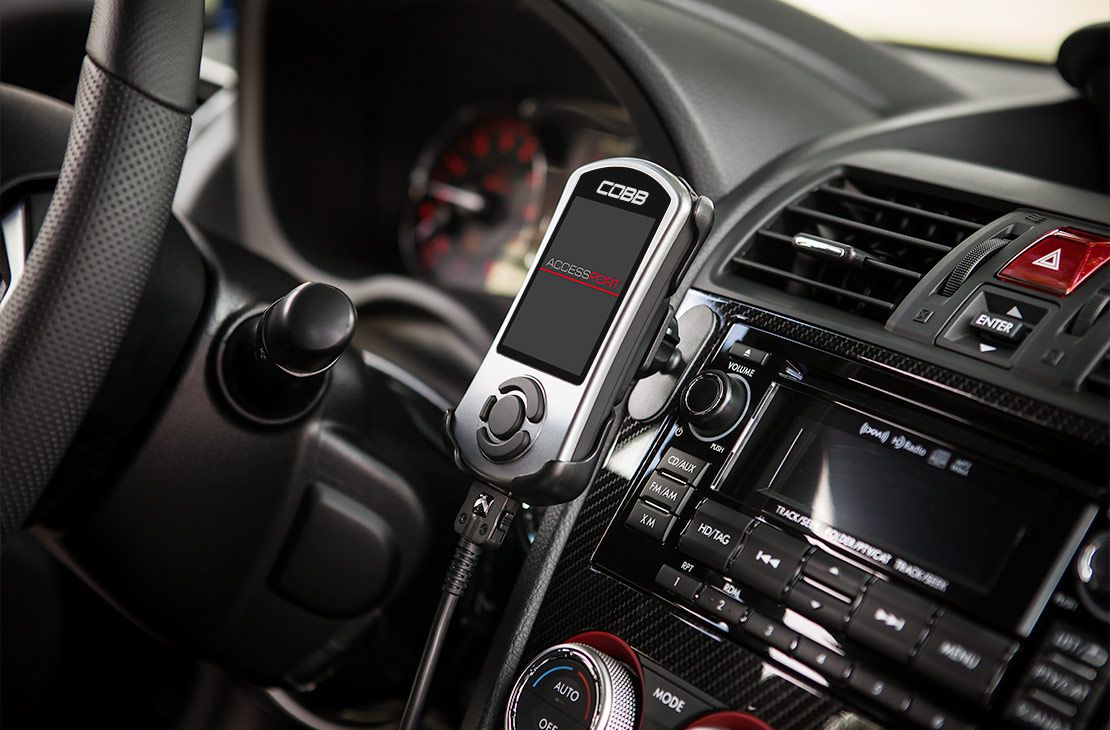 Cobb 15-17 Subaru WRX NexGen Stage 2 + CAN Flex Fuel Redline Carbon Fiber Power Package - Black - SUB004NG2W-BK1FF-RED