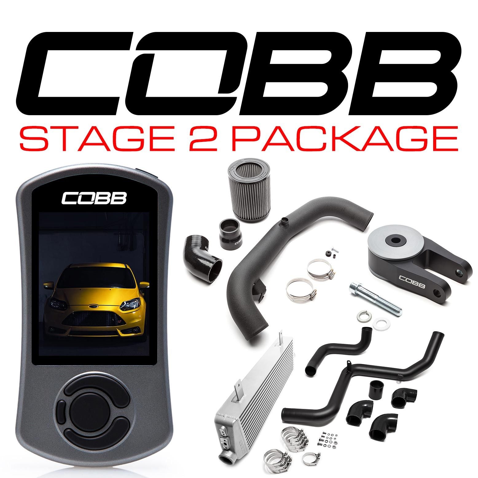 Cobb 13-18 Ford Focus ST Stage 2 Power Package - FOR0010020