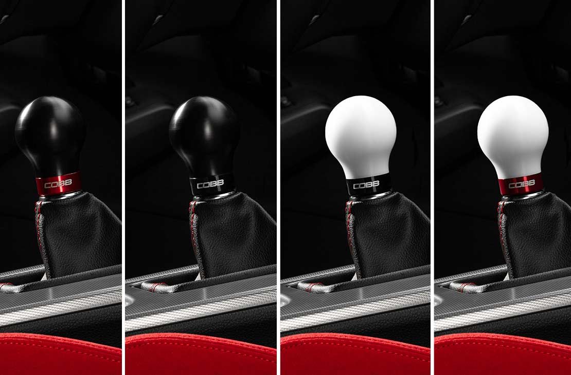 Cobb 23+ Honda Civic Type R 6-Speed Short Weighted Cobb Knob - White - 2H2365-W