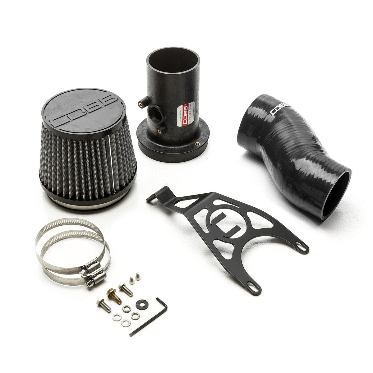 Subaru 08-14 WRX / STI / FXT Stage 1+ Power Package w/V3 - Black Intake - 615X01P-BK