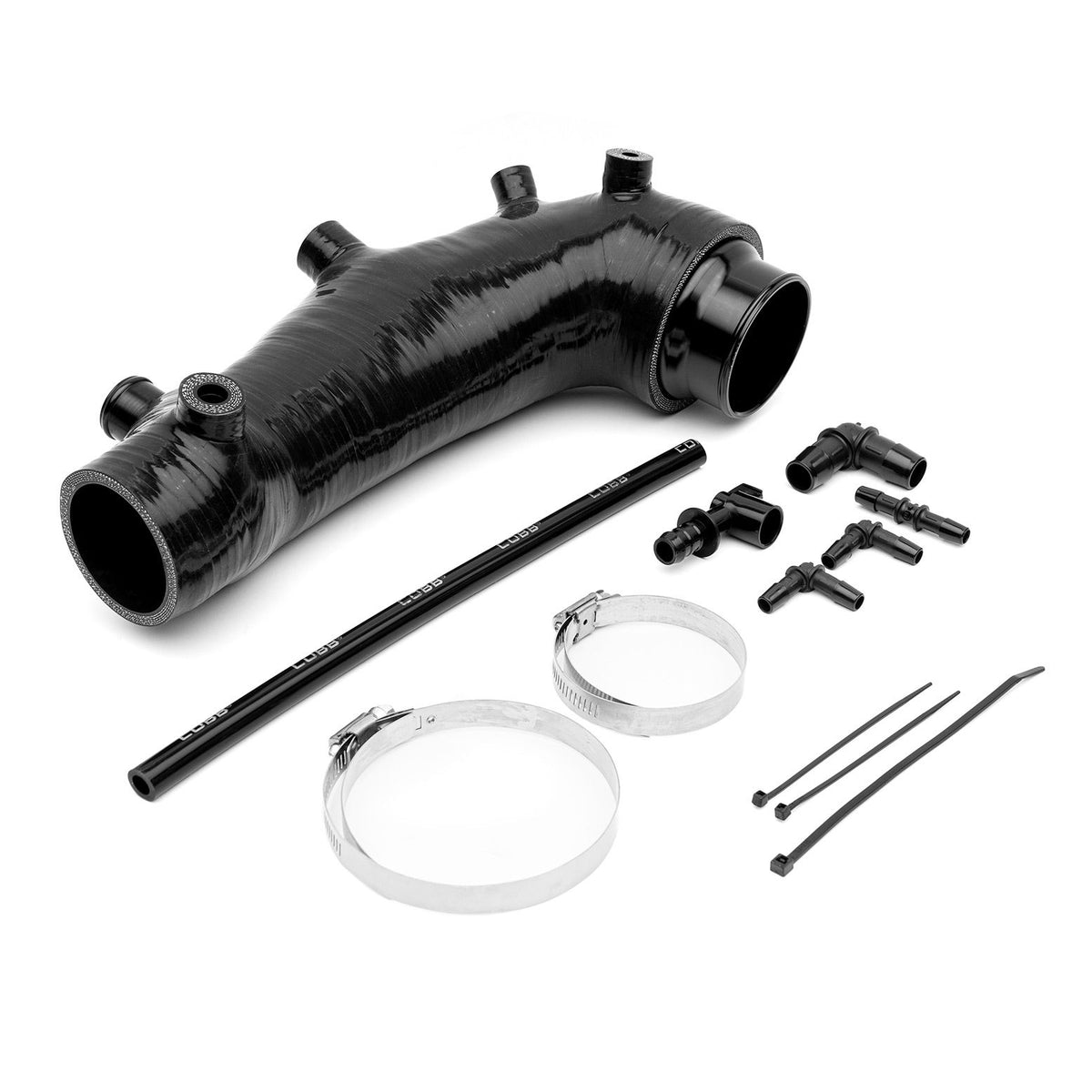 COBB Silicone Turbo Inlet V2 - Black - 2008-2021 Subaru STI - 712450