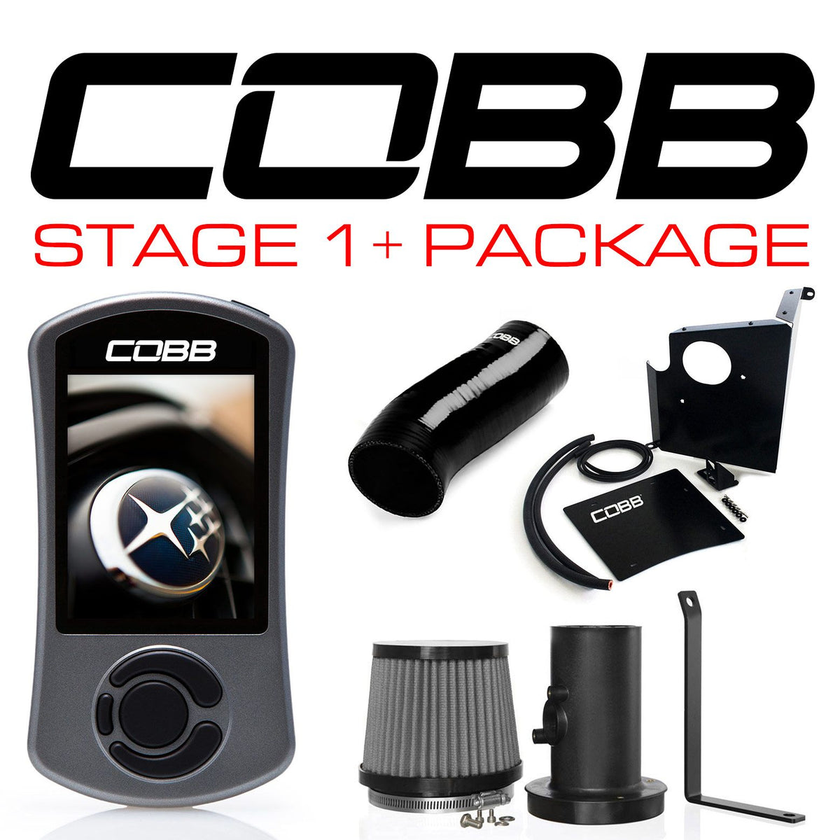 Subaru 06-07 WRX, 04-07 STi, 04-06 FXT Stage 1+ Power Package w/V3 - 613X01P-BK