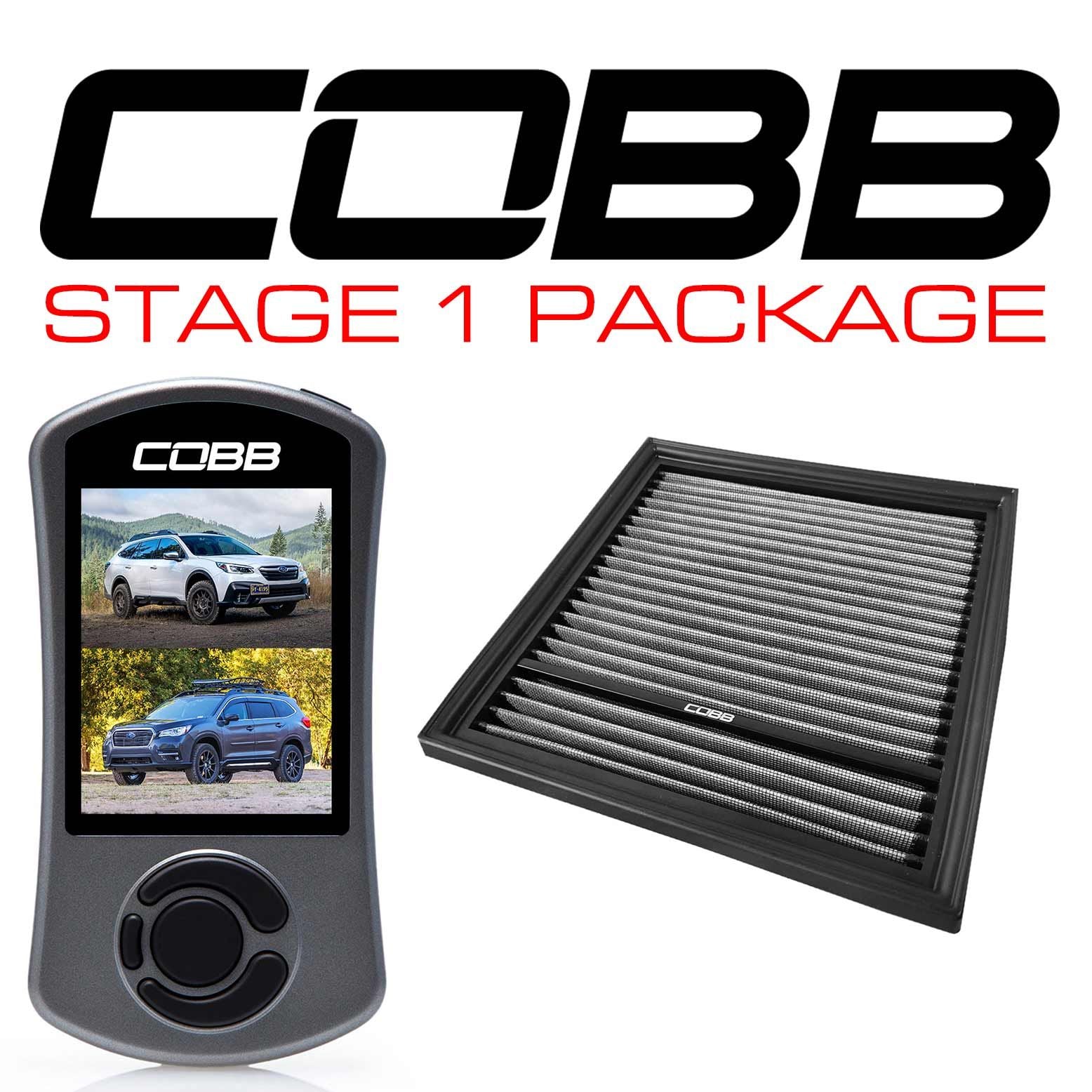 Cobb 20-22 Subaru Outback XT (Incl. 2022 Wilderness)/Legacy XT & 19-22 Ascent Stage 1 Power Pkg - SUB0050010