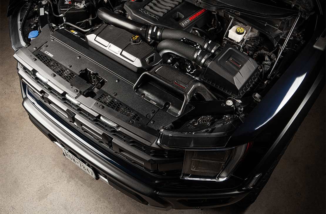 COBB - Stage 2 Power Package Black (Factory Location Intercooler) Ford F-150 3.5L / Tremor 2021-2022 - FOR0110S20BK