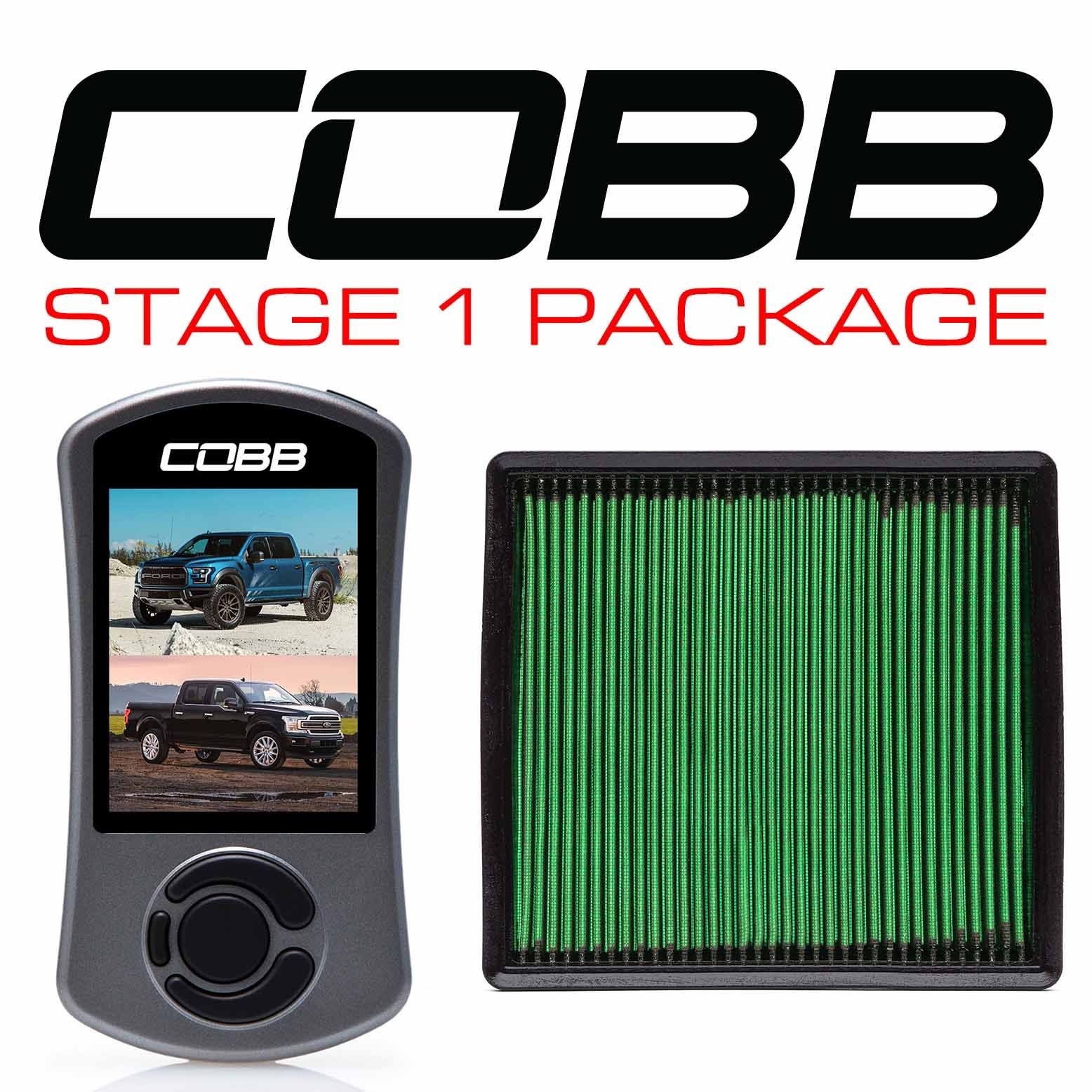 Cobb 17-19 Ford F-150 Raptor Stage 1 Power Package w/TCM Flashing - FOR0050010-TCM