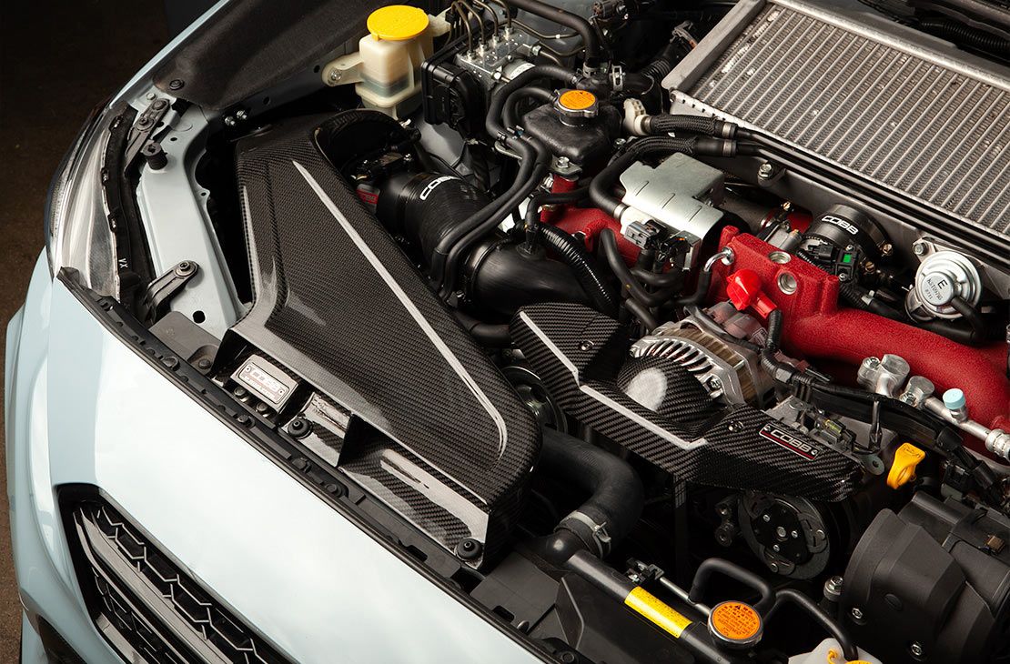 Cobb 15-21 Subaru STI Redline Carbon Fiber Intake System - Gloss Finish - 725350